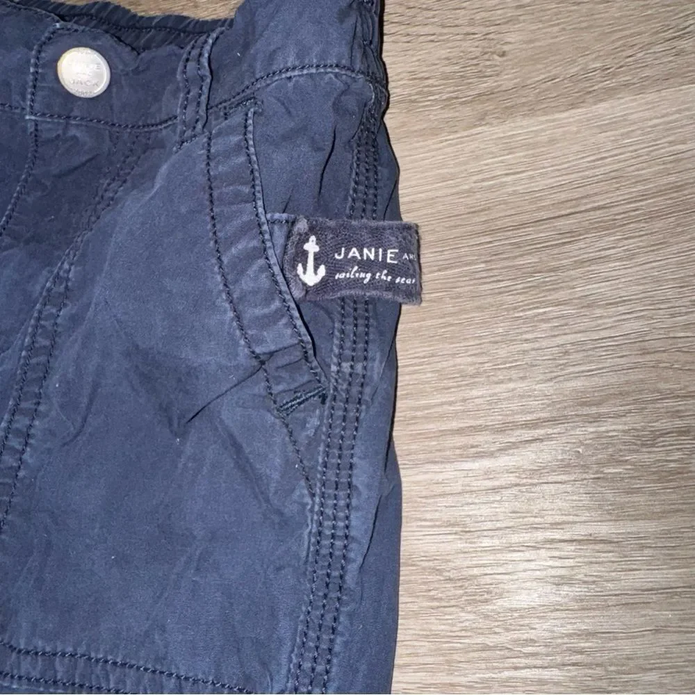 Kid's Janie and Jack Navy Blue Cargo Pants